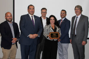 image of people receiving award