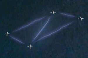 graphic of networked defense