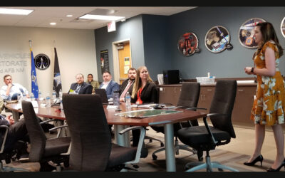 Senator Martin Heinrich visits AFRL- advanced solar power initiatives