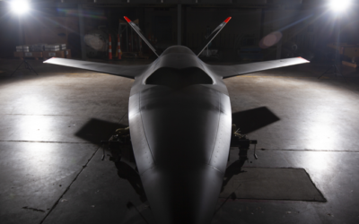 XQ-58A Valkyrie Tail #1 prepares for transfer to Air Force Museum