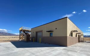 Outdoor shot of the newly opened AFRL Skywave Technology Lab.