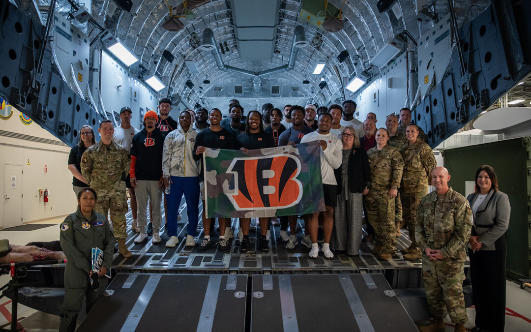 Wright-Patt hosts Bengals rookies for visit with troops, families