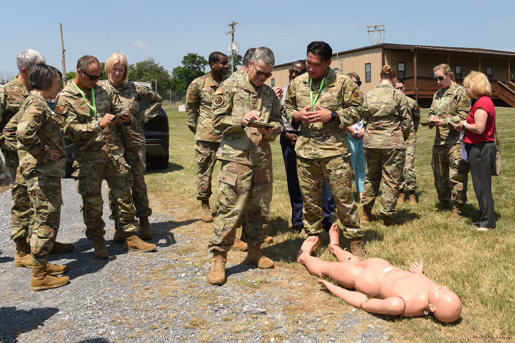 field training with test dummy