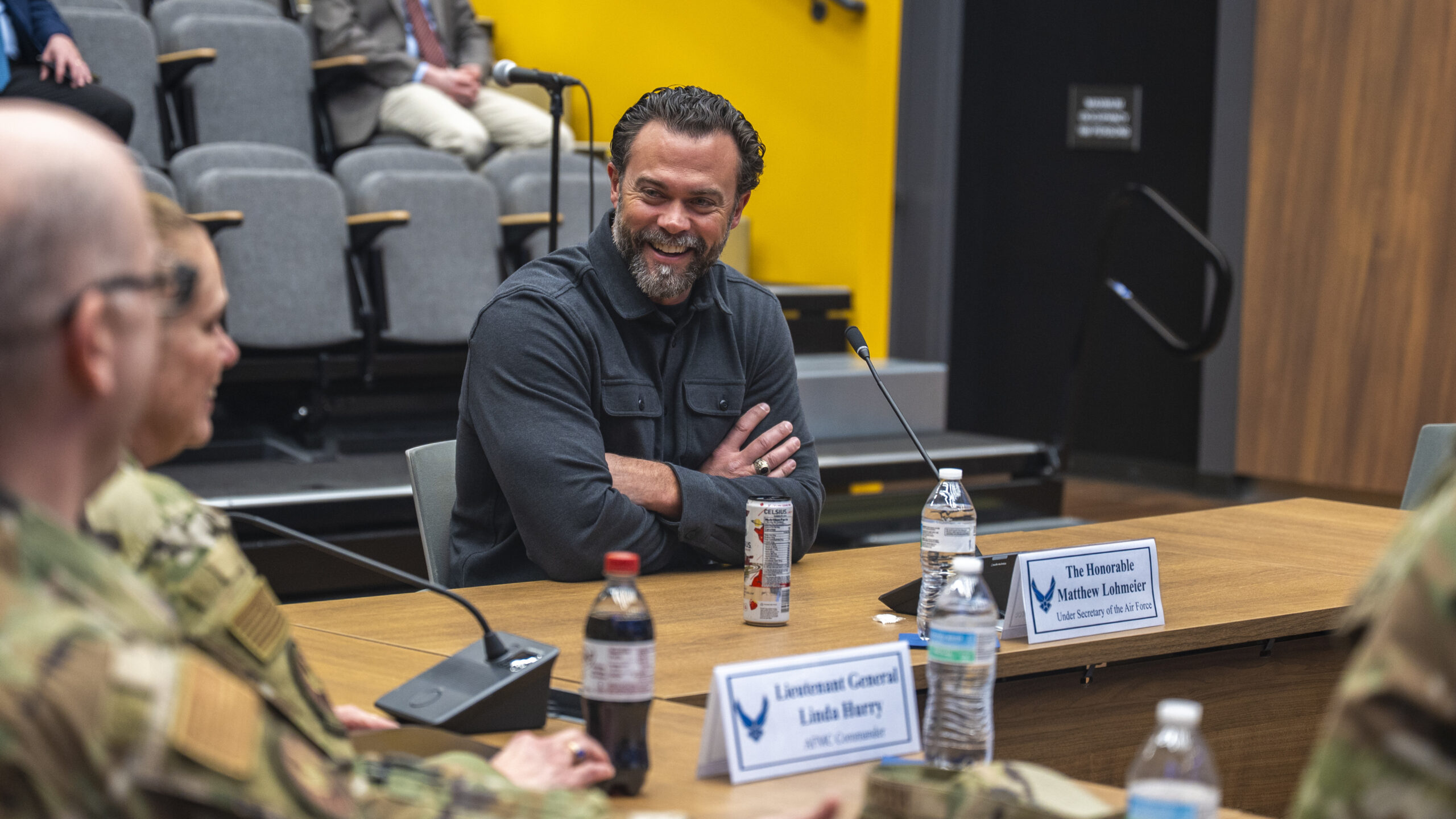 Under Secretary Lohmeier speaks with AFMC leaders