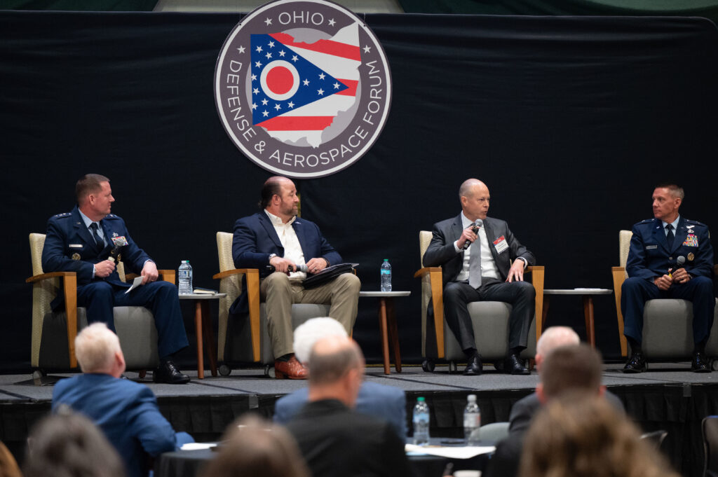 panel discussion with AFLCMC leadership