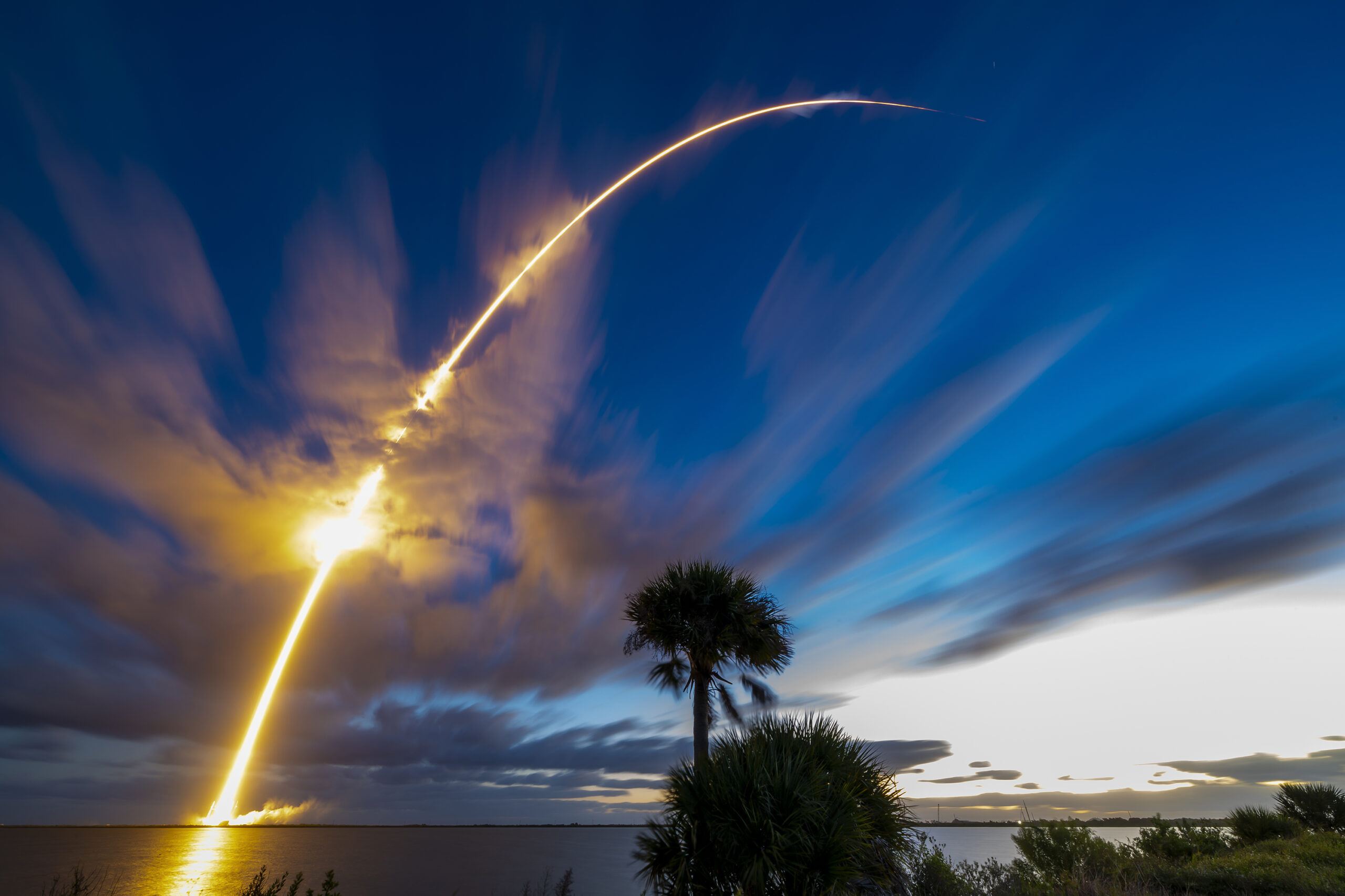 image of rocket taking off