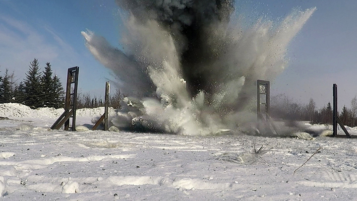 image of testing explosion
