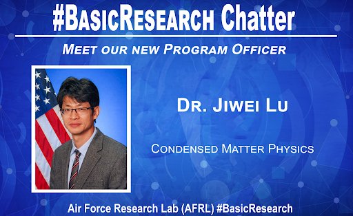 Banner with picture of Dr. Lu and his name