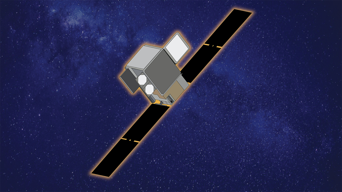 illustration of satellite