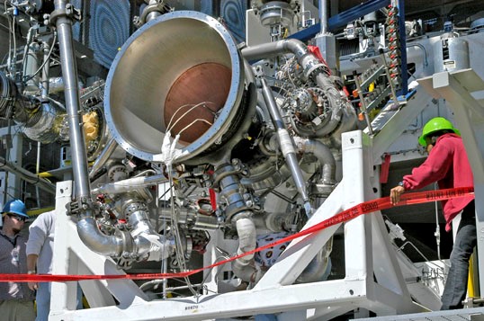 image of engine testing