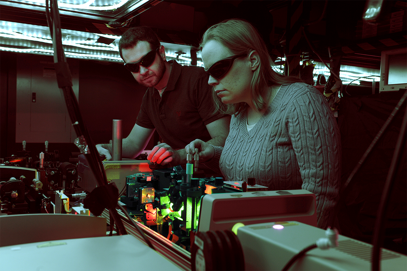 image of researchers in lab