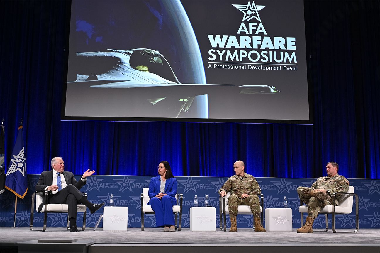 panel discussion with Senior Leaders at Warfare Symposium