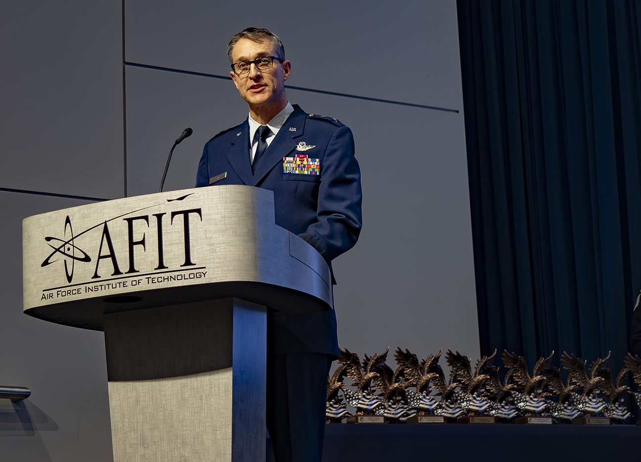 AFRL Commander giving opening remarks