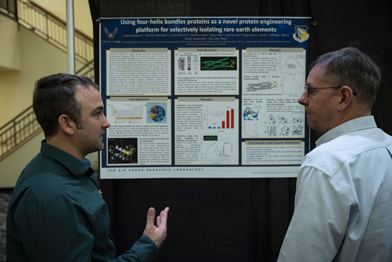 discussions during poster session