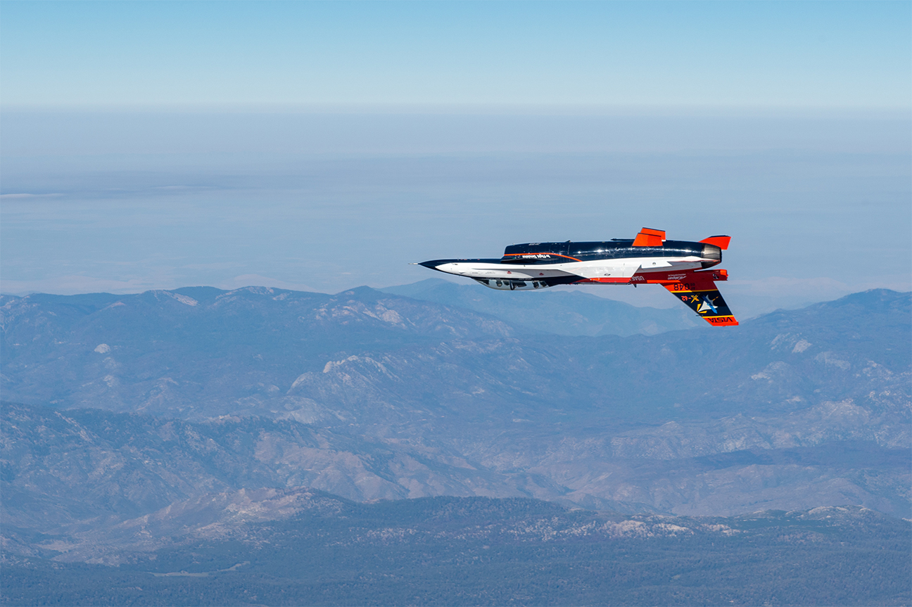 X-62A VISTA aircraft testing