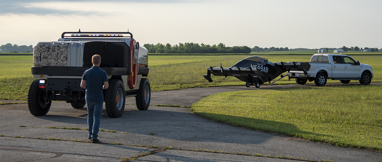 transport of testing aircraft