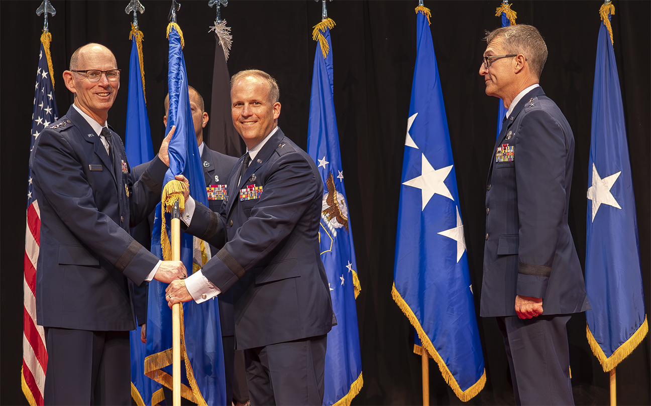 change of command passing of flag