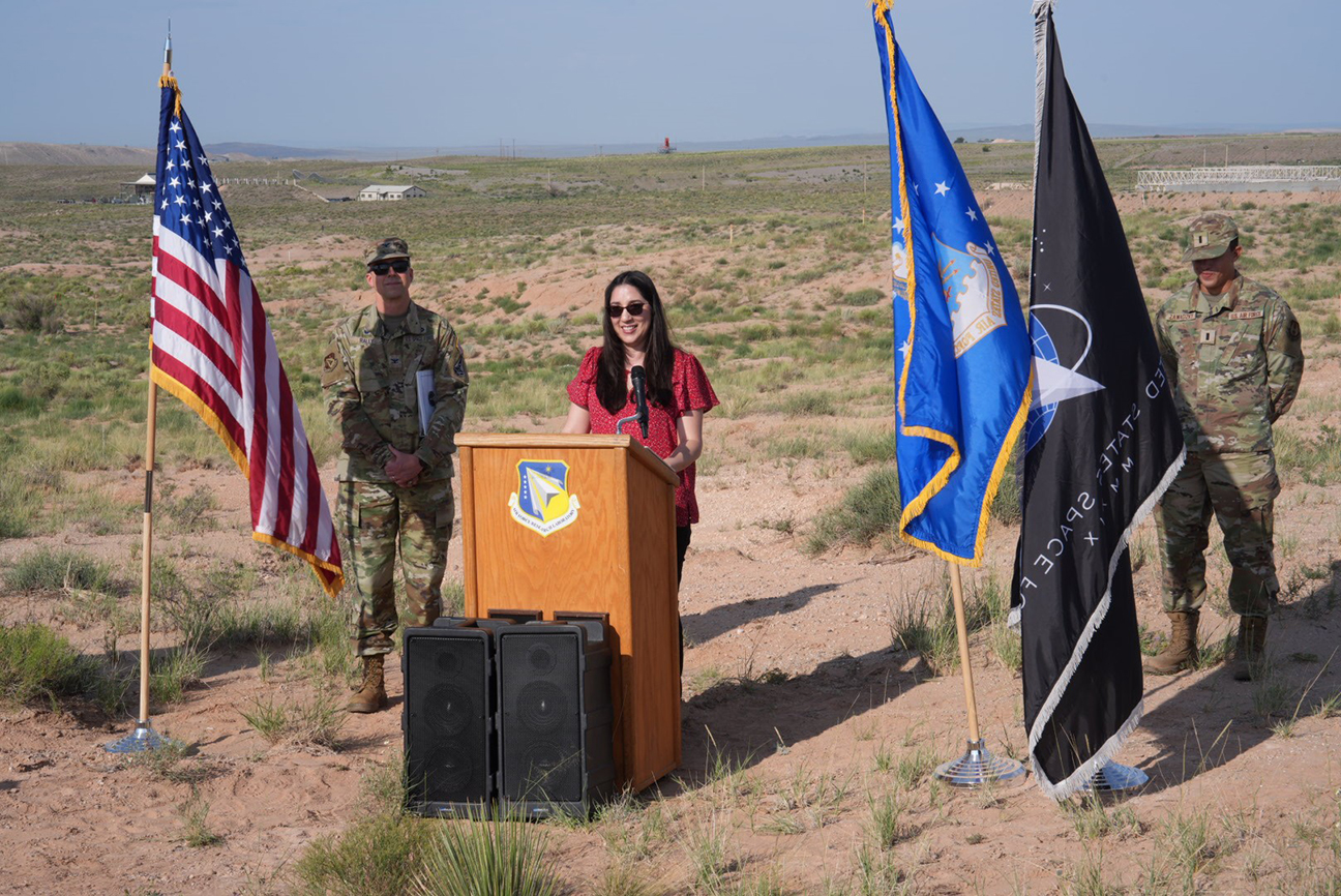 guest speaker during groundbreaking ceremony