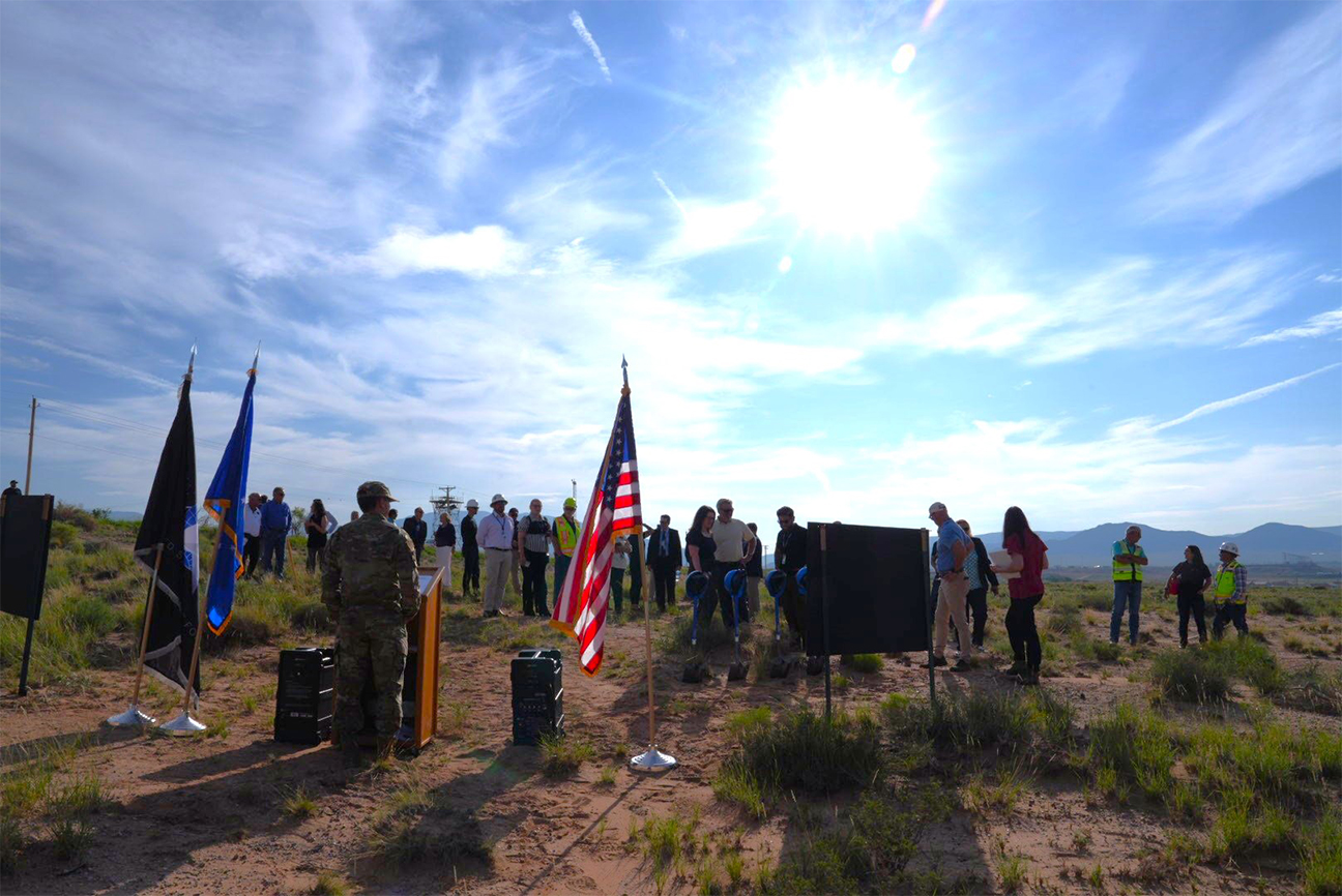 groundbreaking ceremony getting underway