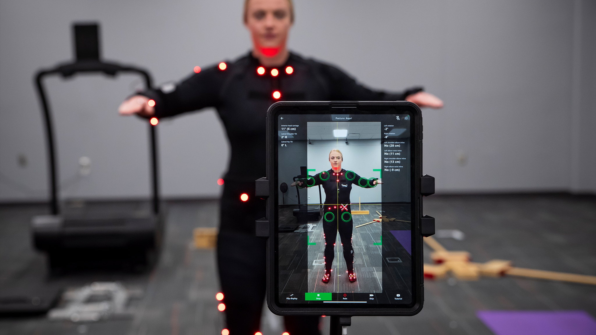 wearables image during testing