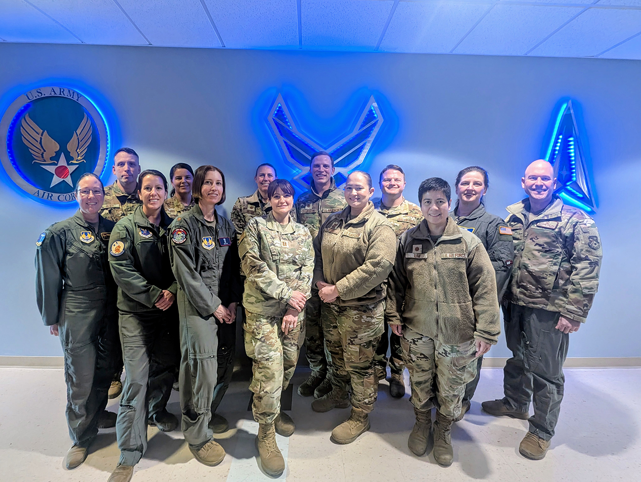 team photo during event
