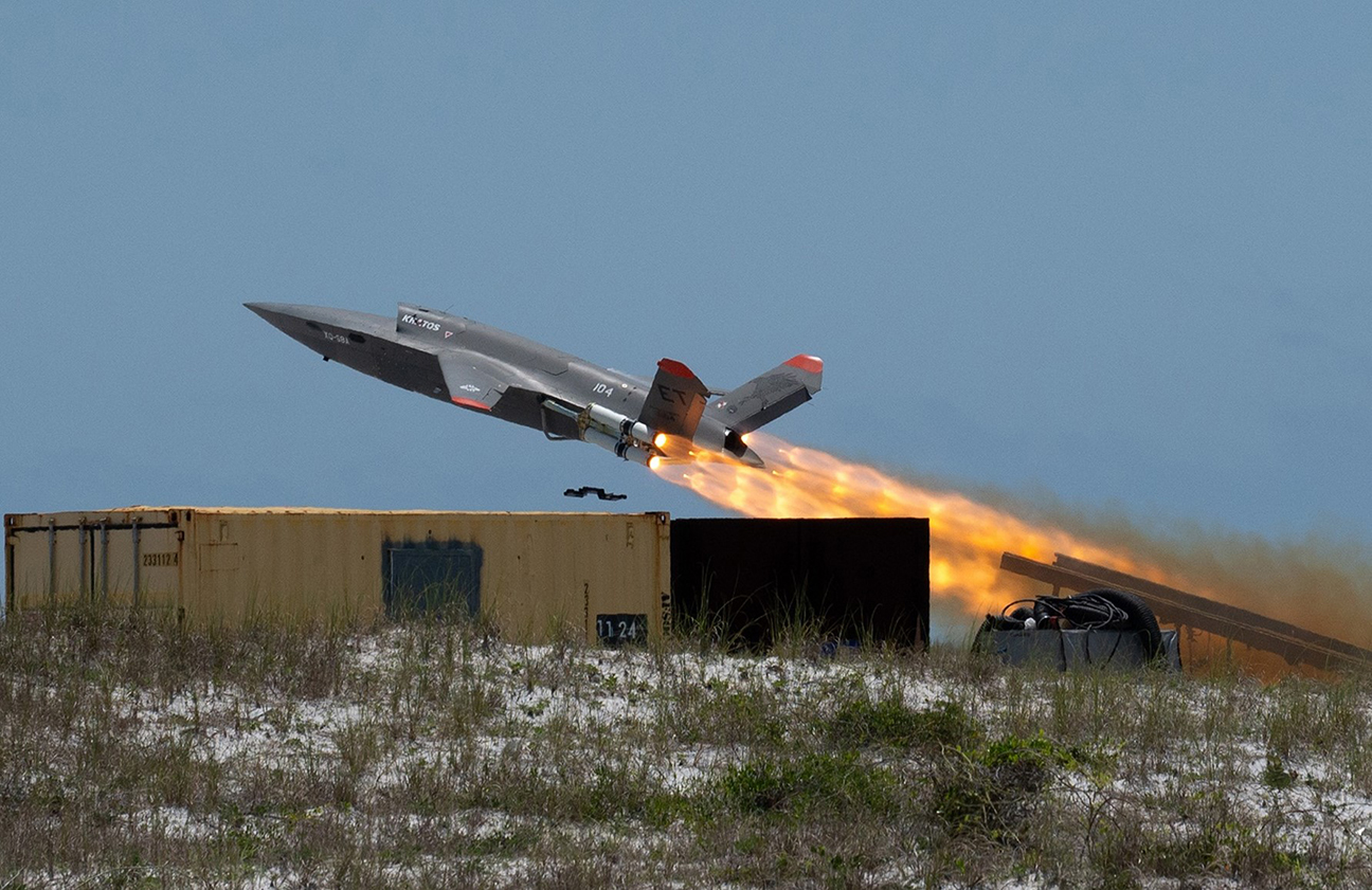 valkyrie taking off