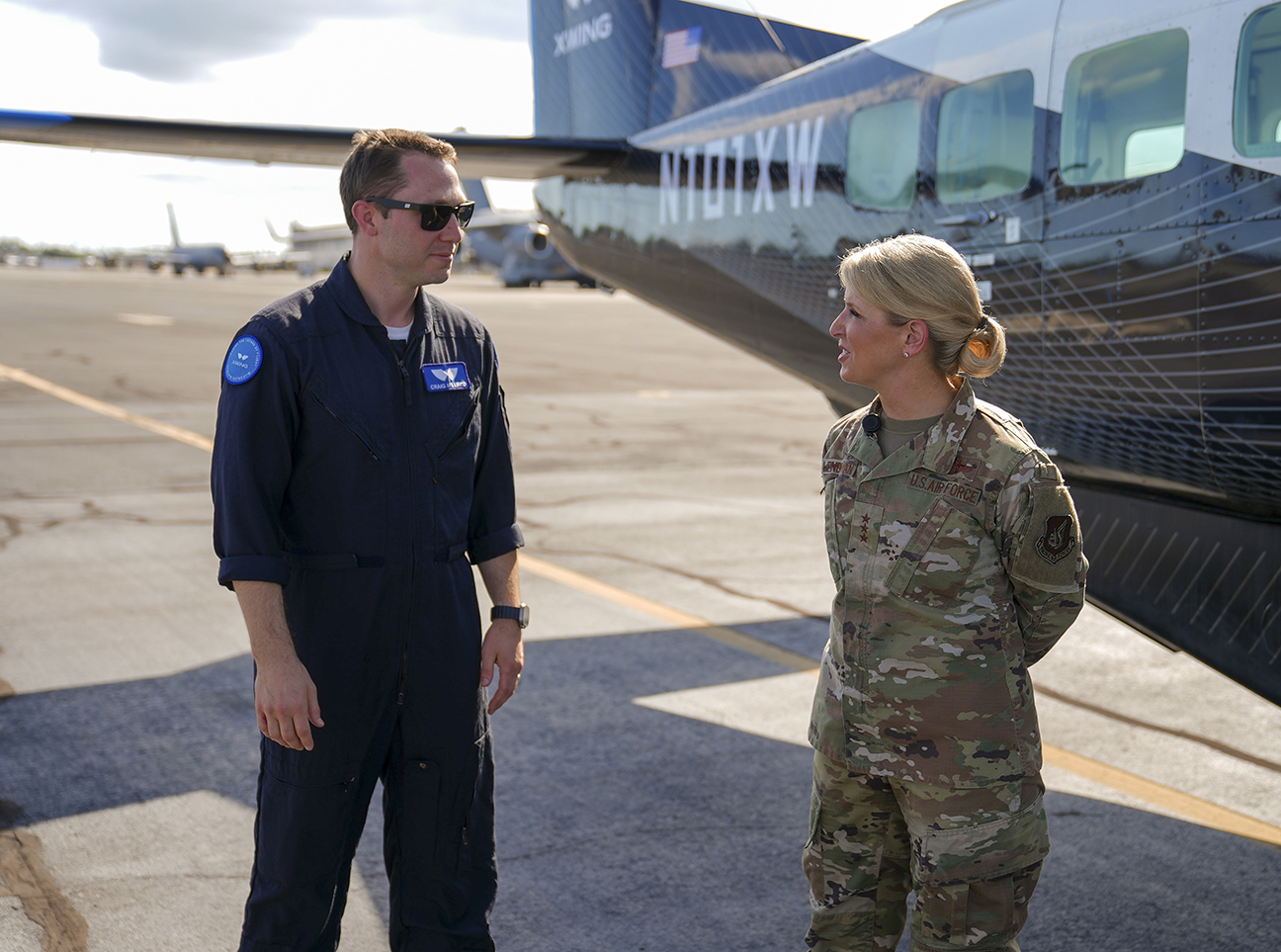 test leads during briefing